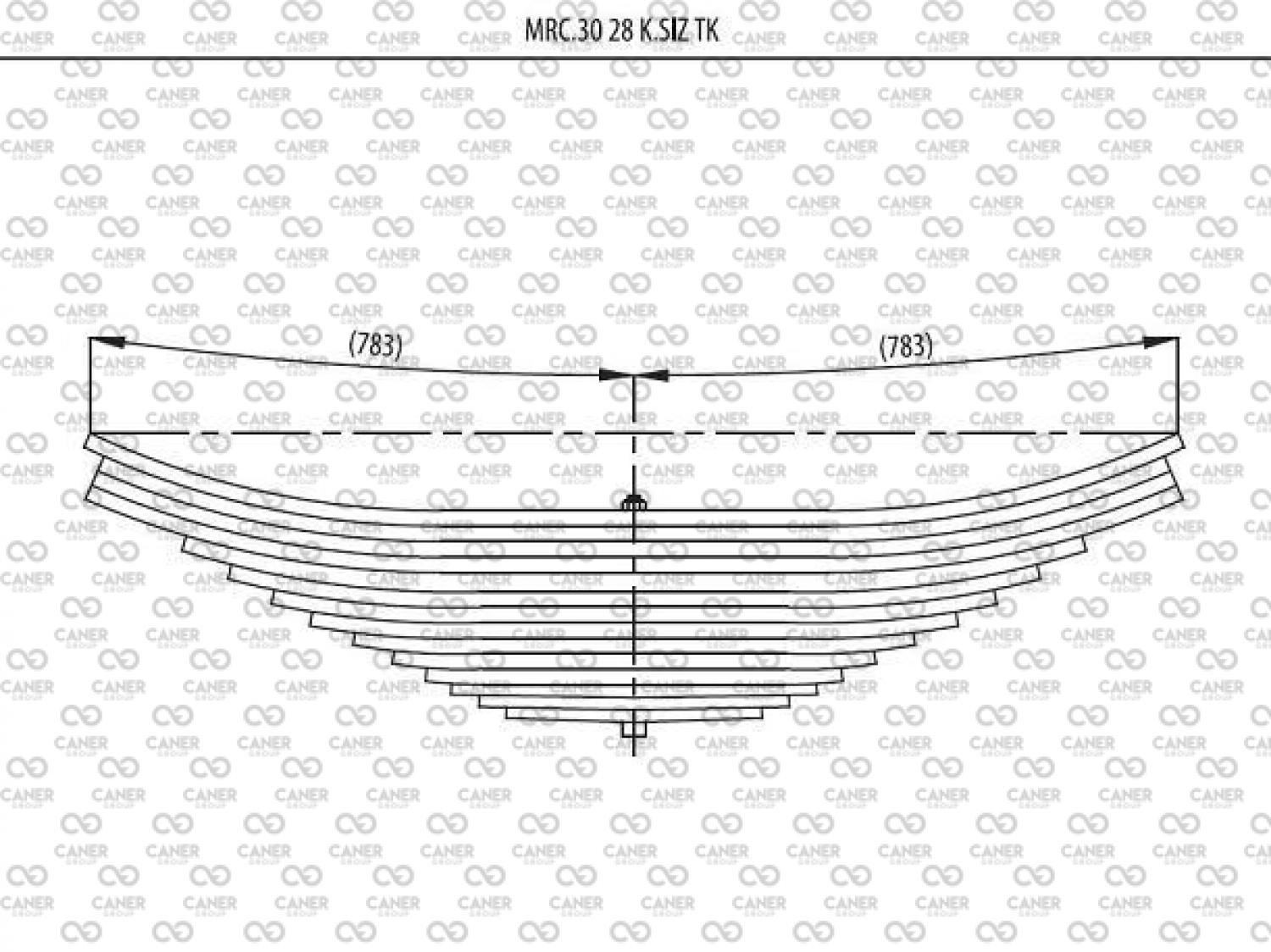 MERCEDES 30.28 SKT ARKA KOMPLE-;3753200605; 